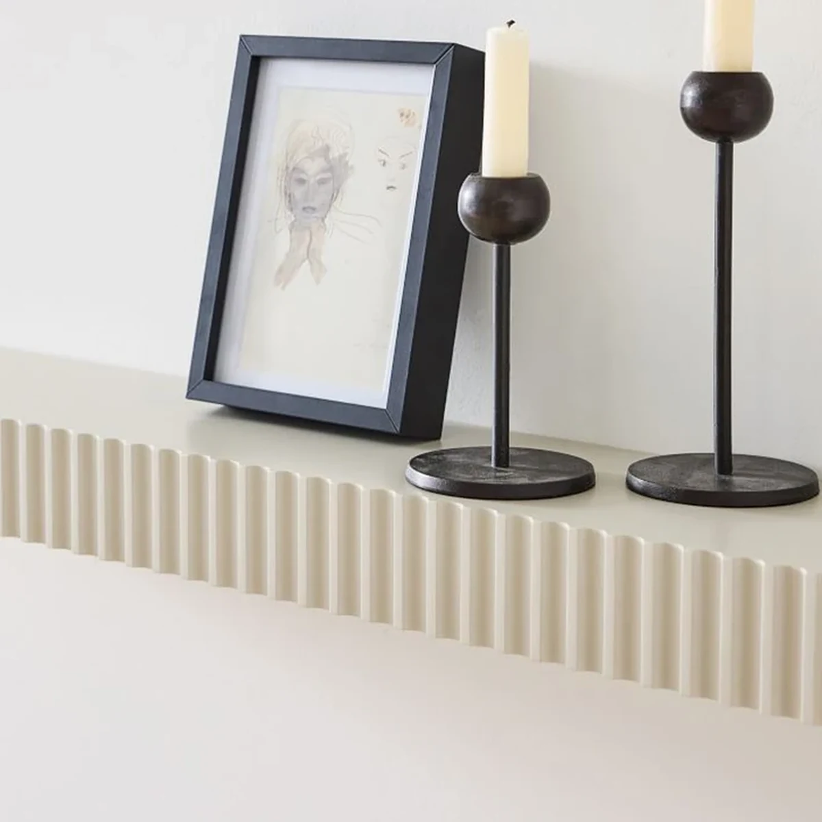 Rustic Solid Wood Floating Wall Shelf