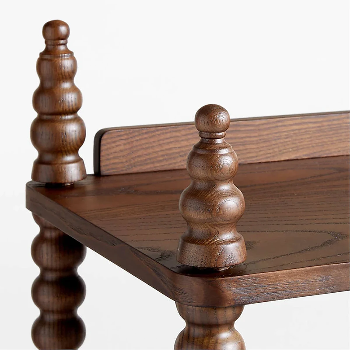Vintage Solid Wood Storage Shelf