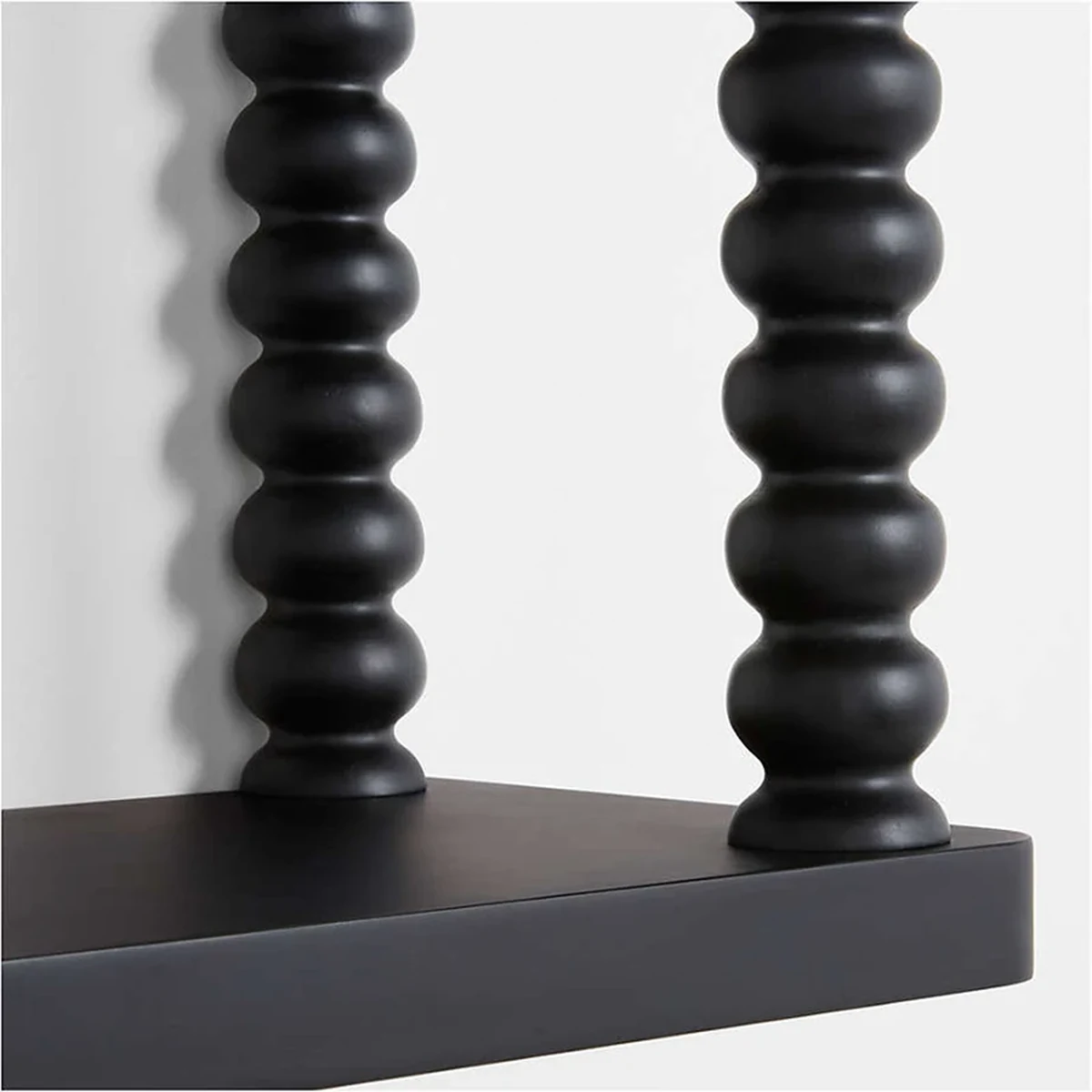 Classic Solid Wood 2-Tier Floating Floating Wall Shelf