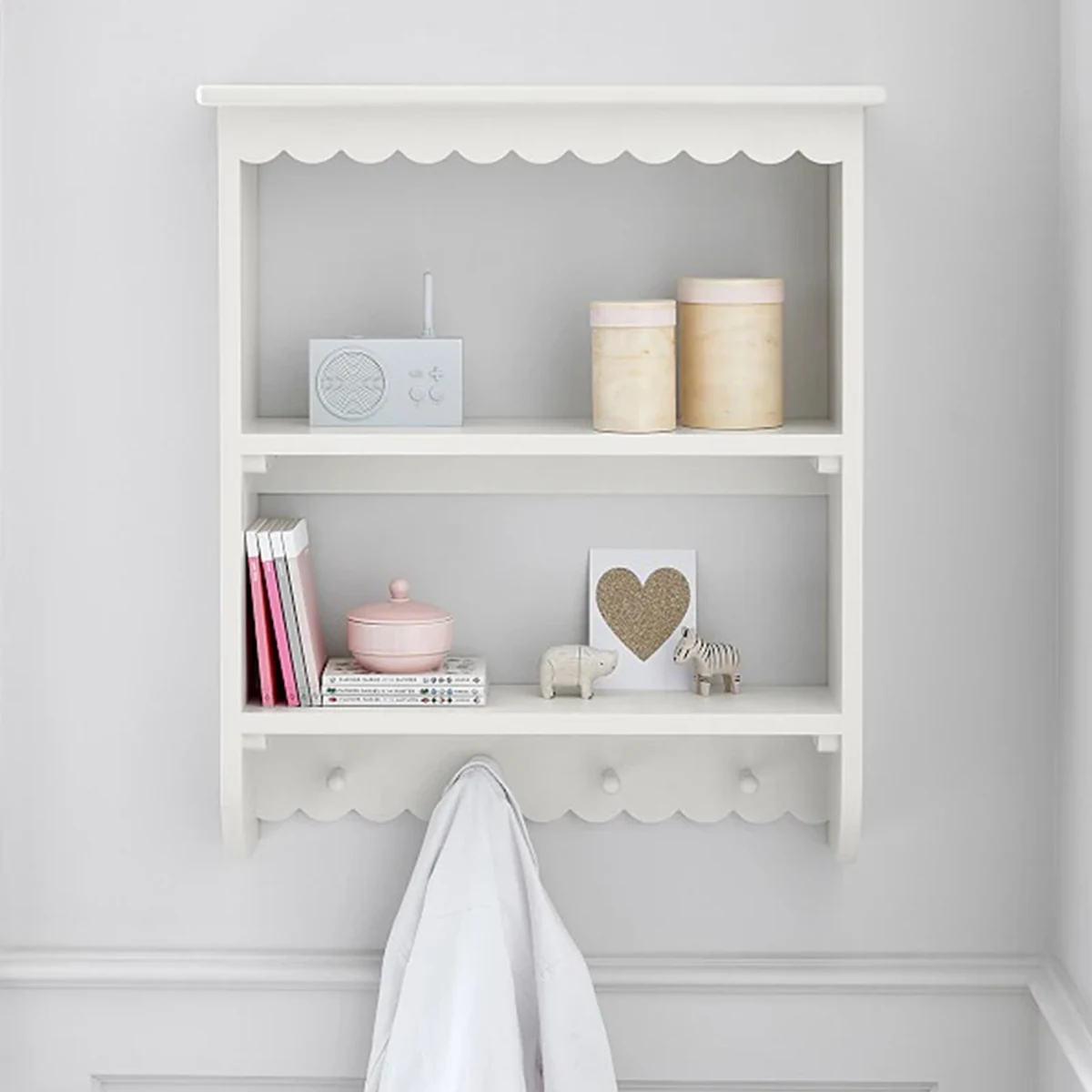 Classic Solid Wood Floating Floating Wall Shelf