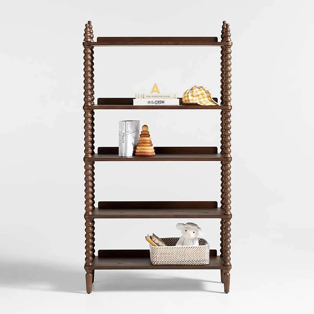 Antique Solid Wood Storage Shelf