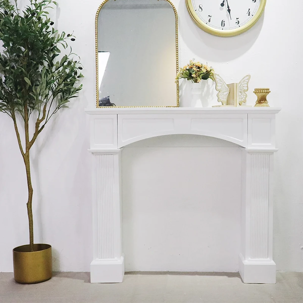 Rustic Solid Wood Console Accent Table
