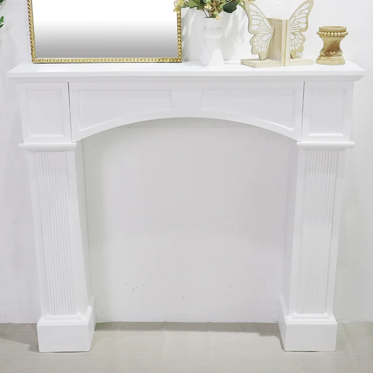 Rustic Solid Wood Console Accent Table