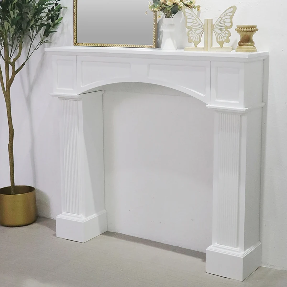 Rustic Solid Wood Console Accent Table