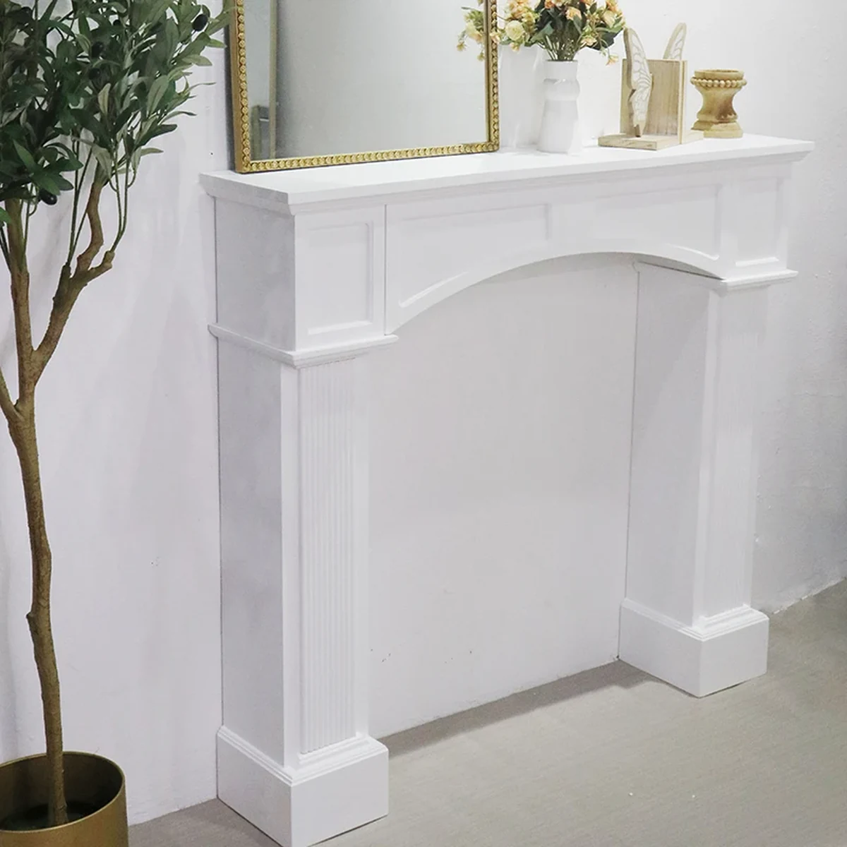 Rustic Solid Wood Console Accent Table