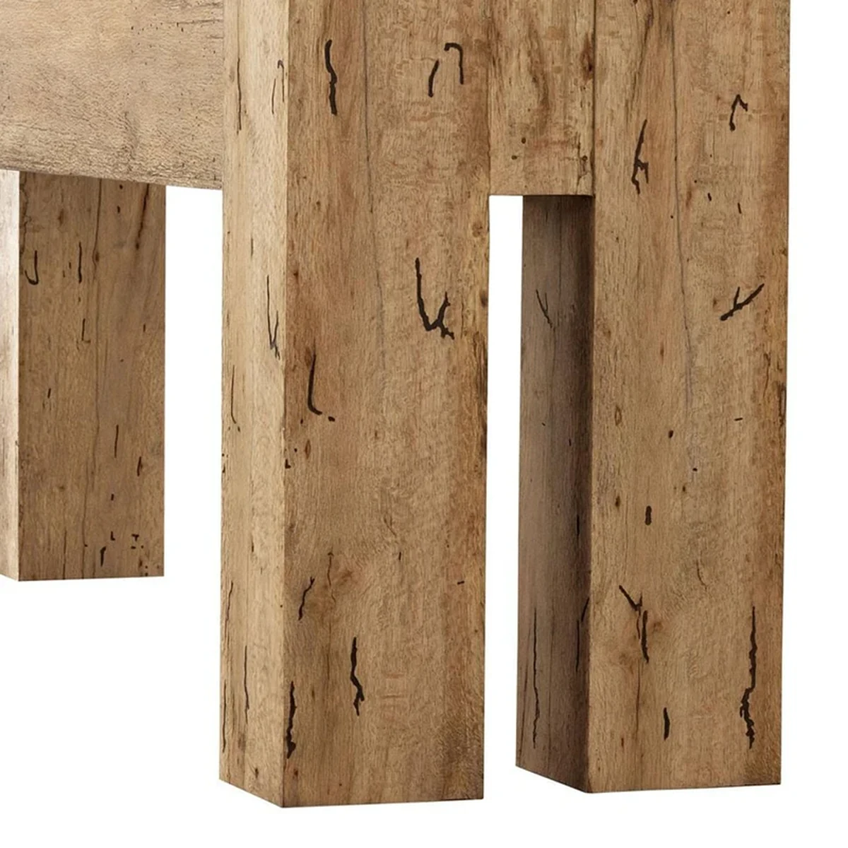 Farmhouse Solid Wood Console Accent Table