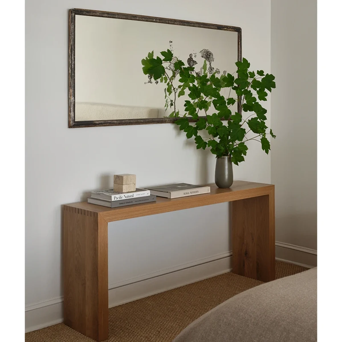 Farmhouse Solid Wood Console Side Accent Table