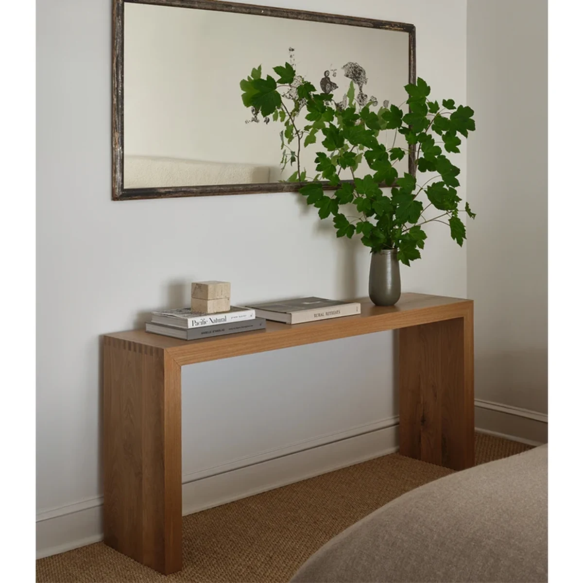 Farmhouse Solid Wood Console Side Accent Table