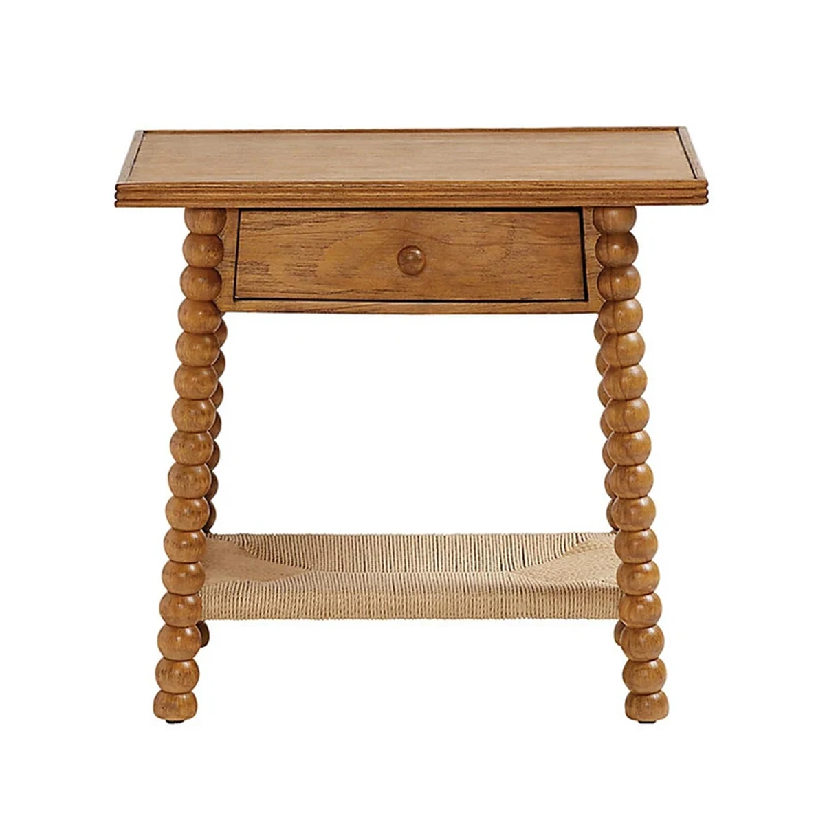 Vintage Solid Wood Square Coffee Accent Table