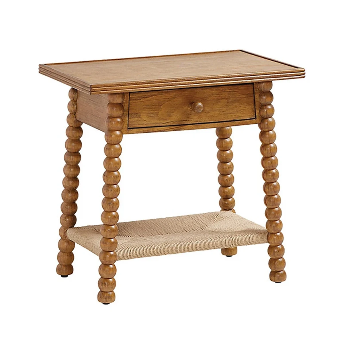 Vintage Solid Wood Square Coffee Accent Table