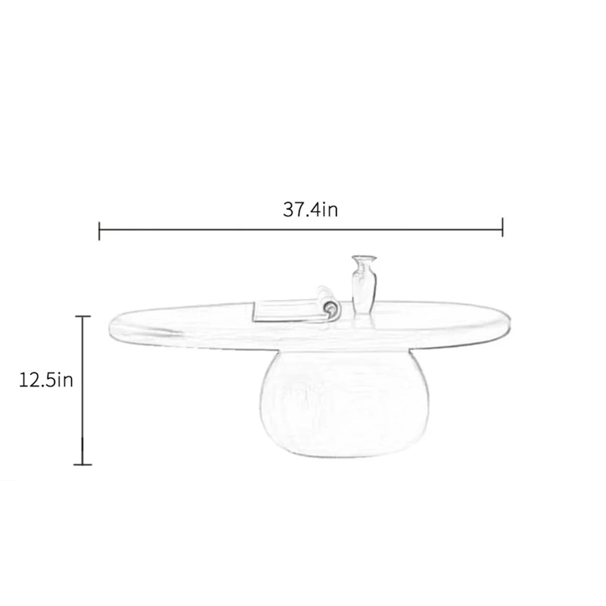 Farmhouse Solid Wood Coffee Accent Table