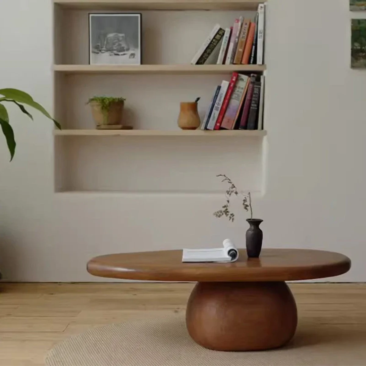 Farmhouse Solid Wood Coffee Accent Table
