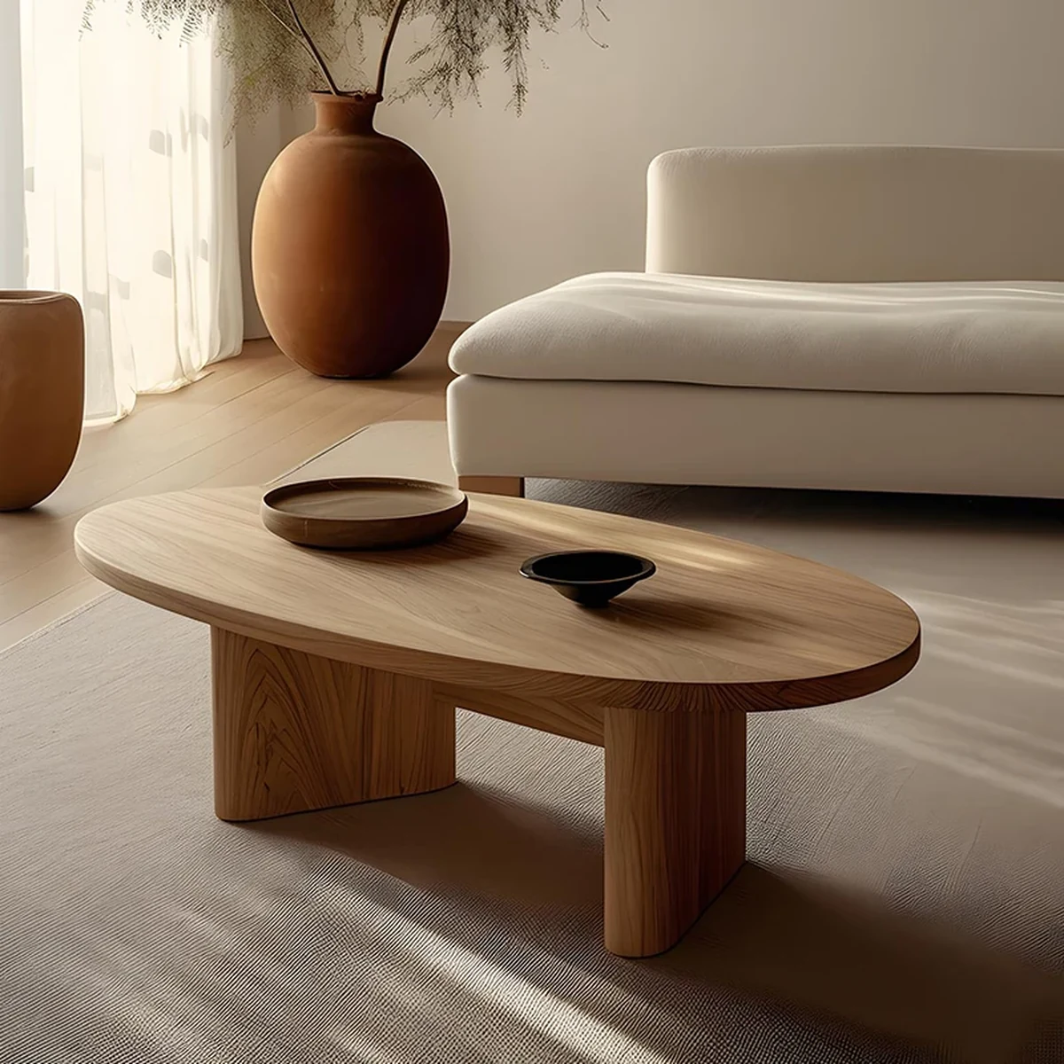 Farmhouse Solid Wood Coffee Accent Table
