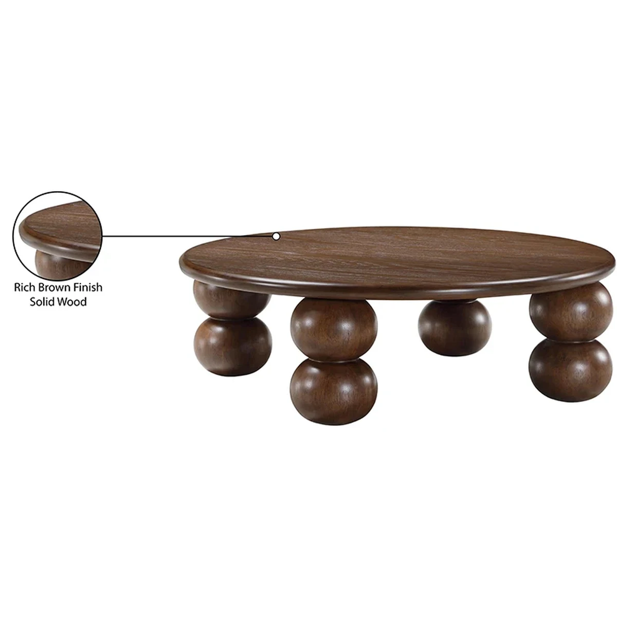 Classic Solid Wood Accent Table