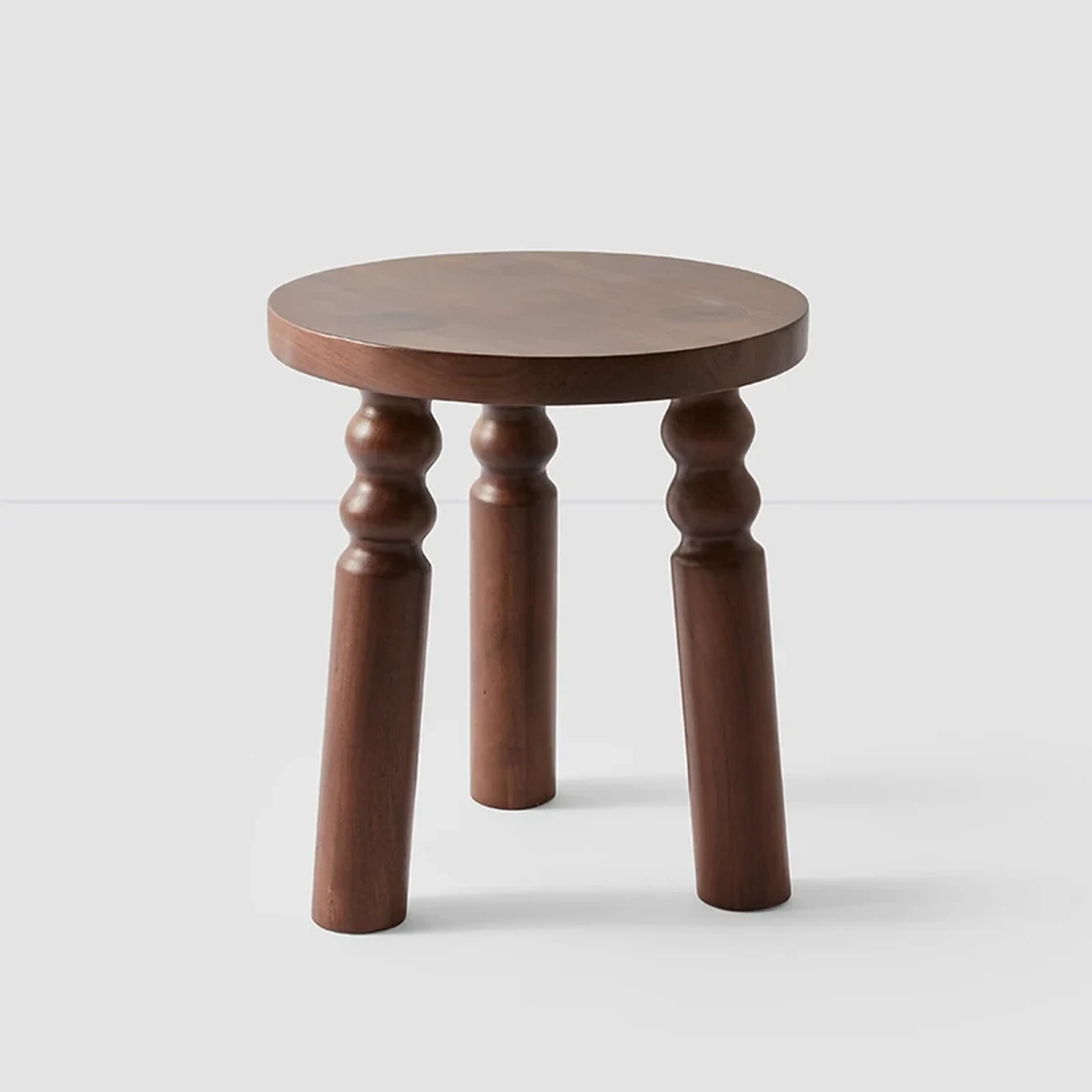 Modern Solid Wood Round Coffee Accent Table
