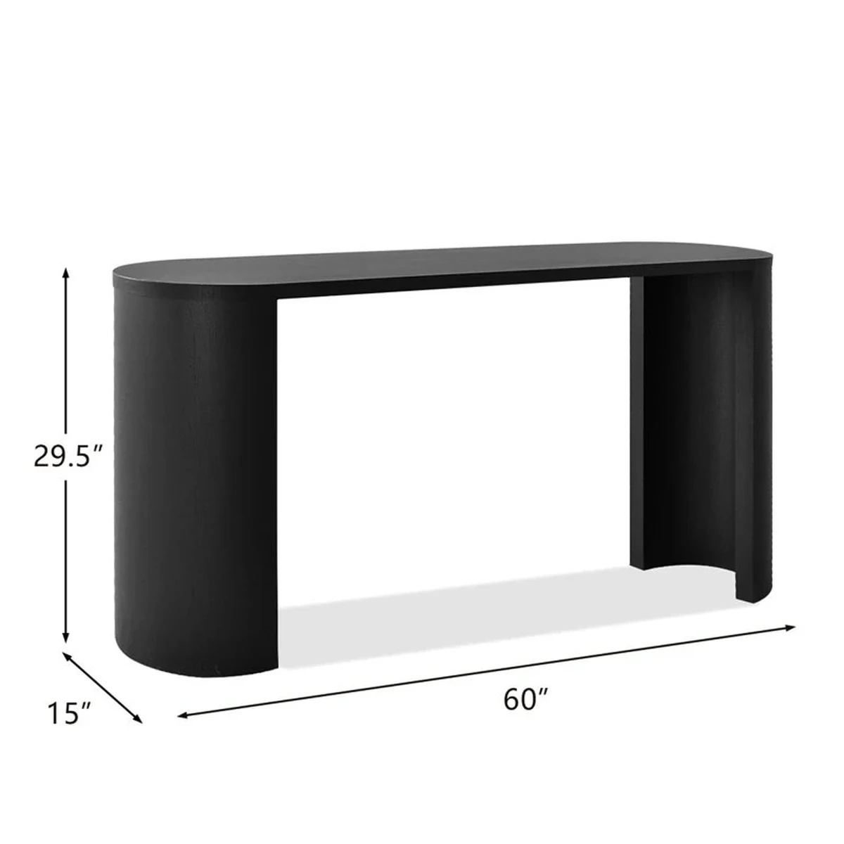 Classic Solid Wood Console Side Accent Table