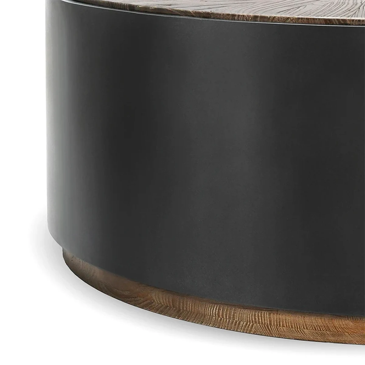 Farmhouse Solid Wood Round Coffee Accent Table