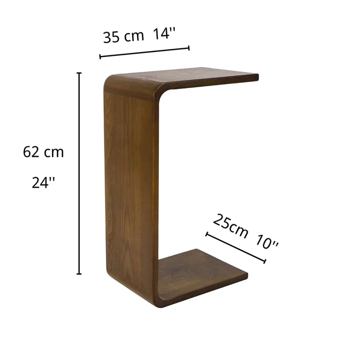 Farmhouse Solid Wood Coffee Side Accent Table