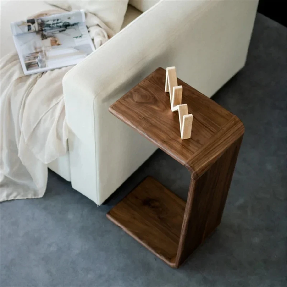 Farmhouse Solid Wood Coffee Side Accent Table