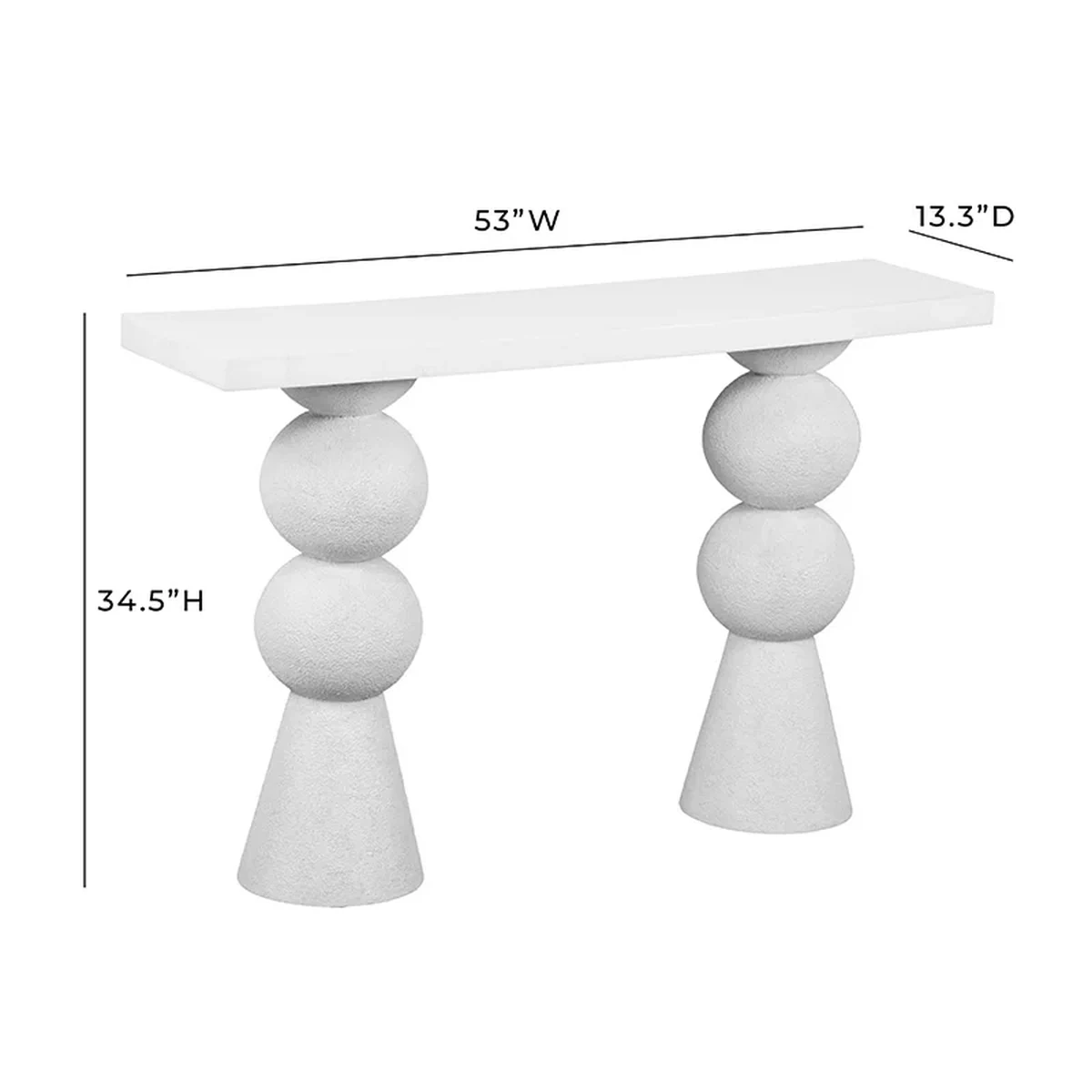 Minimalist Solid Wood Console Accent Table
