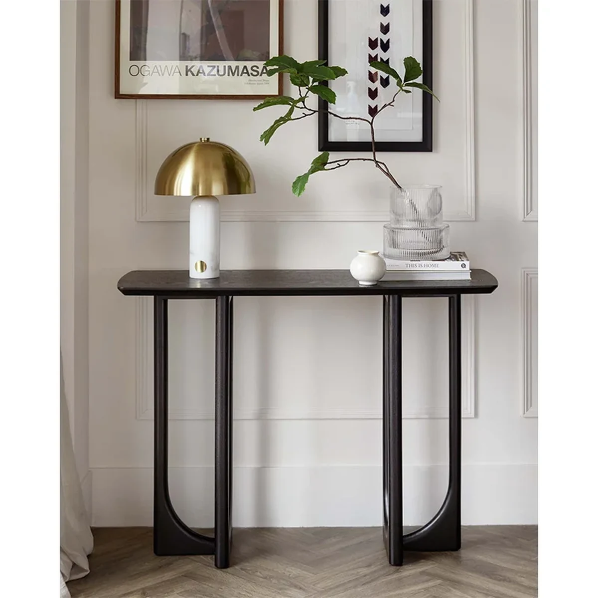 Modern Solid Wood Console Accent Table