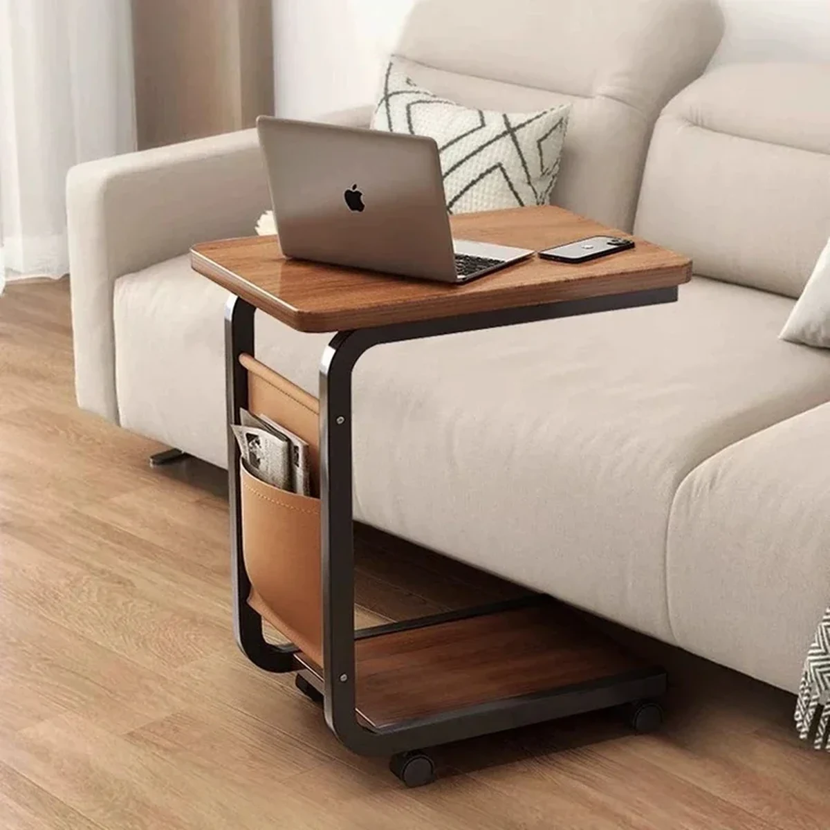 Modern Solid Wood Square Coffee Accent Table