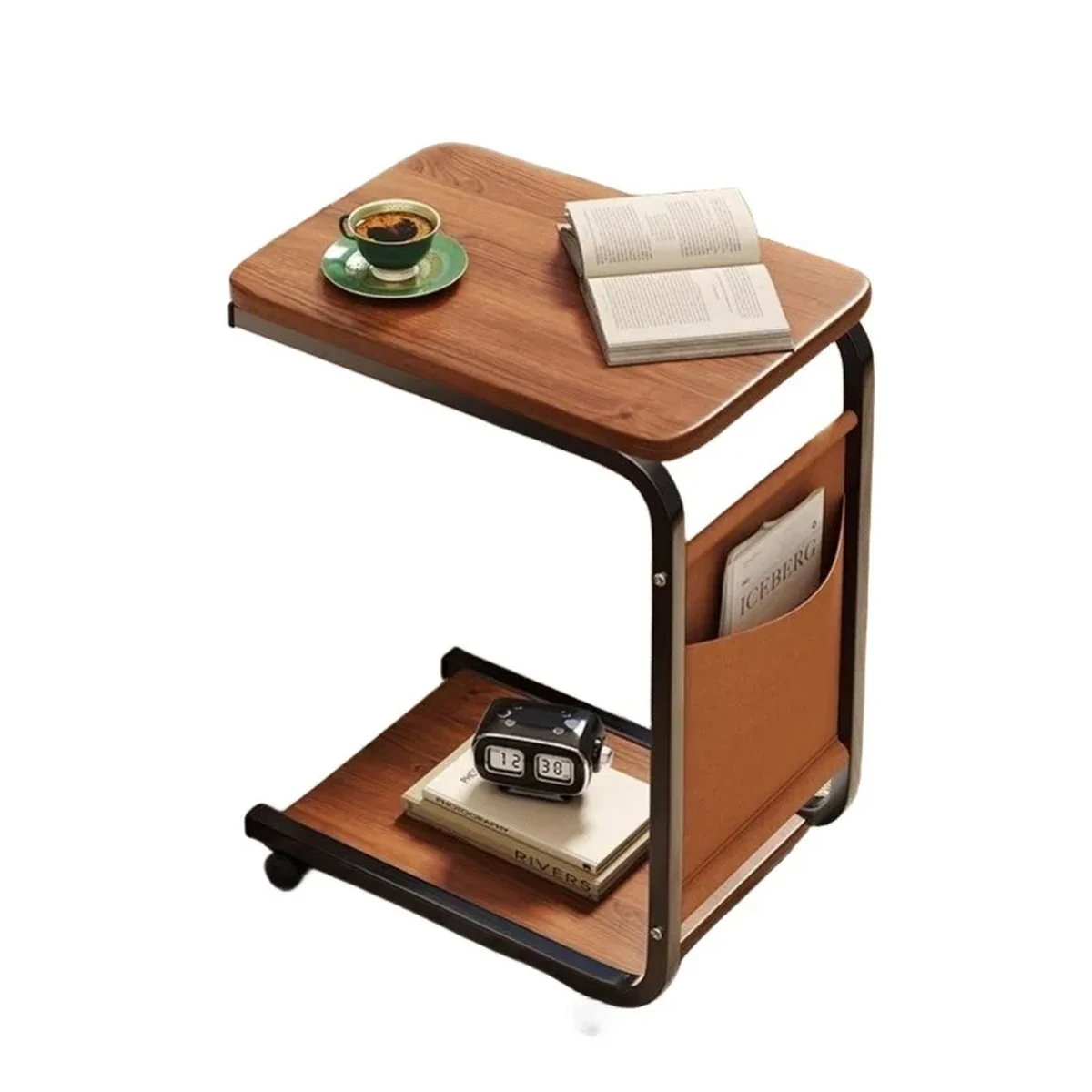 Modern Metal Square Side Accent Table