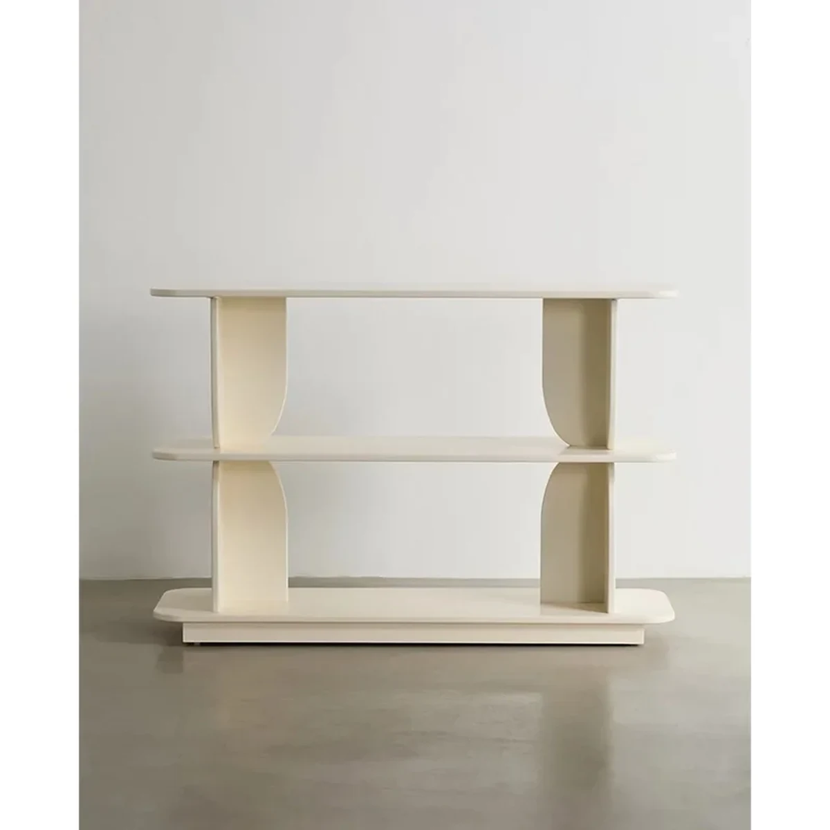 Modern Solid Wood 3-Tier Storage Shelf