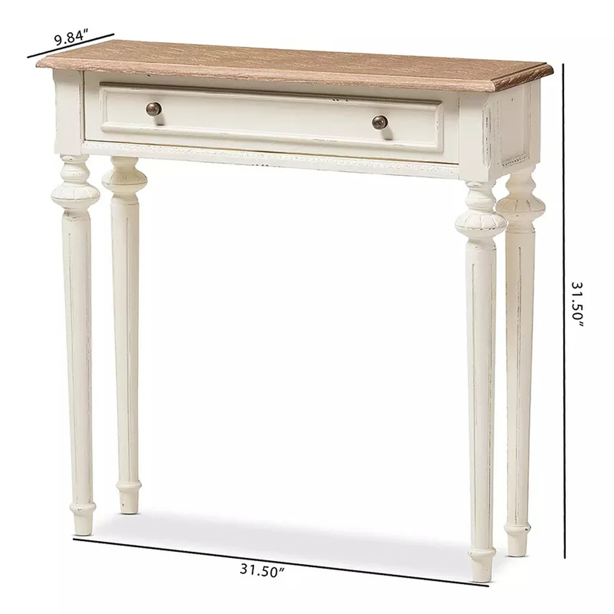 Vintage Solid Wood Console Accent Table