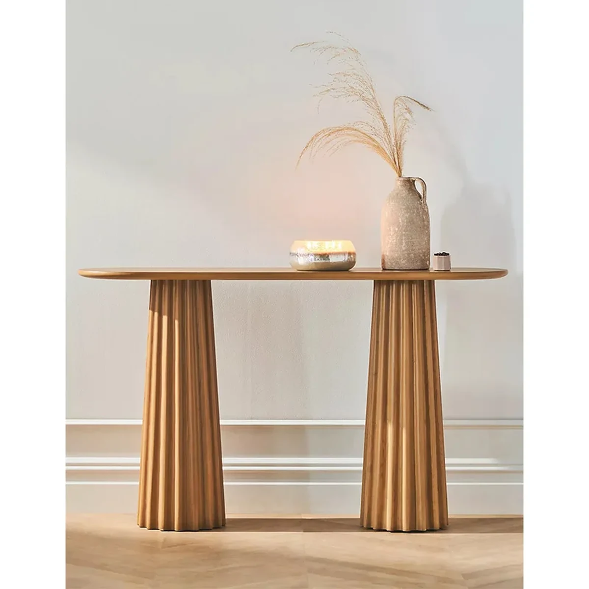 Farmhouse Solid Wood Console Accent Table