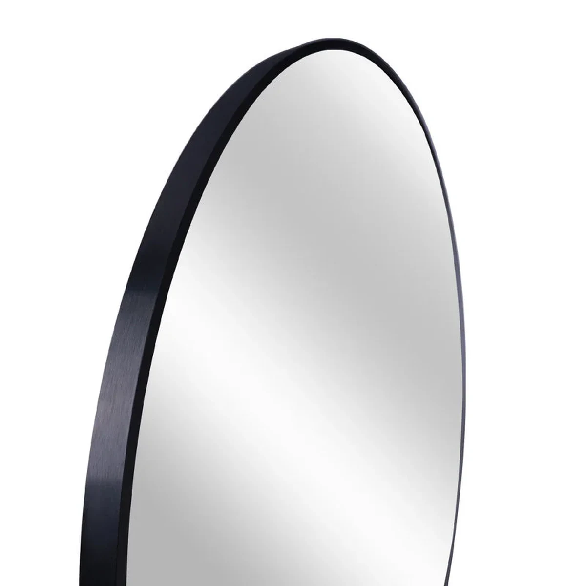 Classic Solid Wood Round Round Wall Mirror
