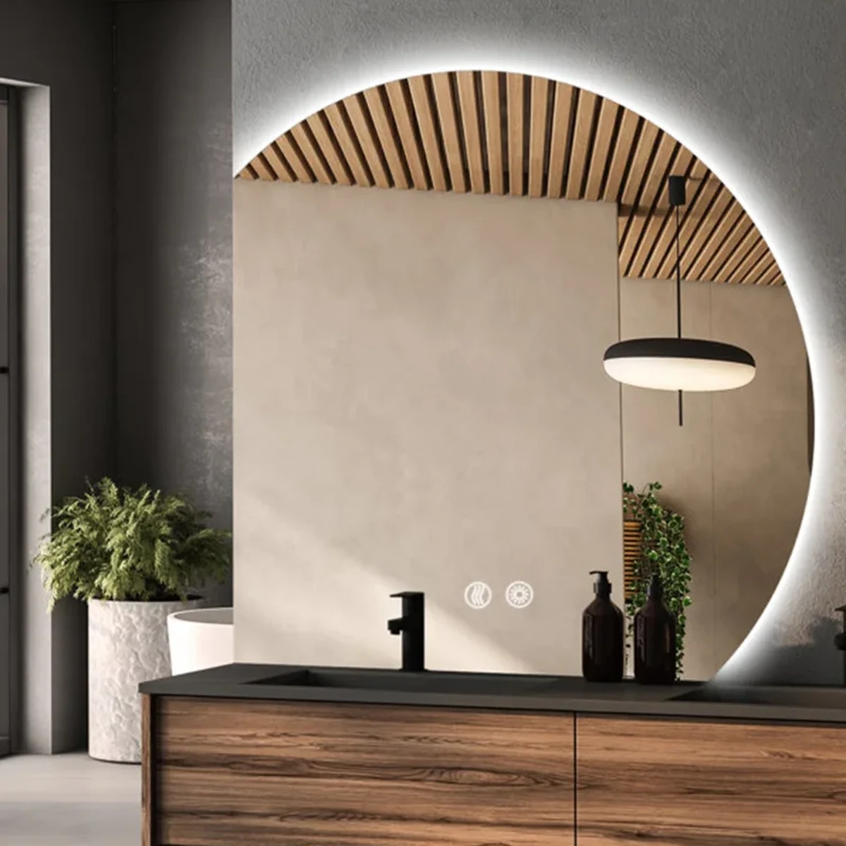 Classic Solid Wood Wall Mirror