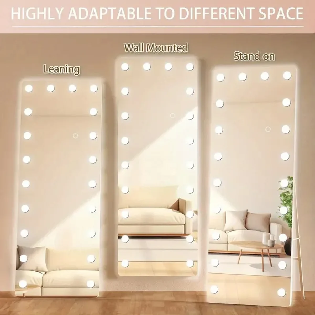 Classic Glass Rectangle Full-Length Mirror