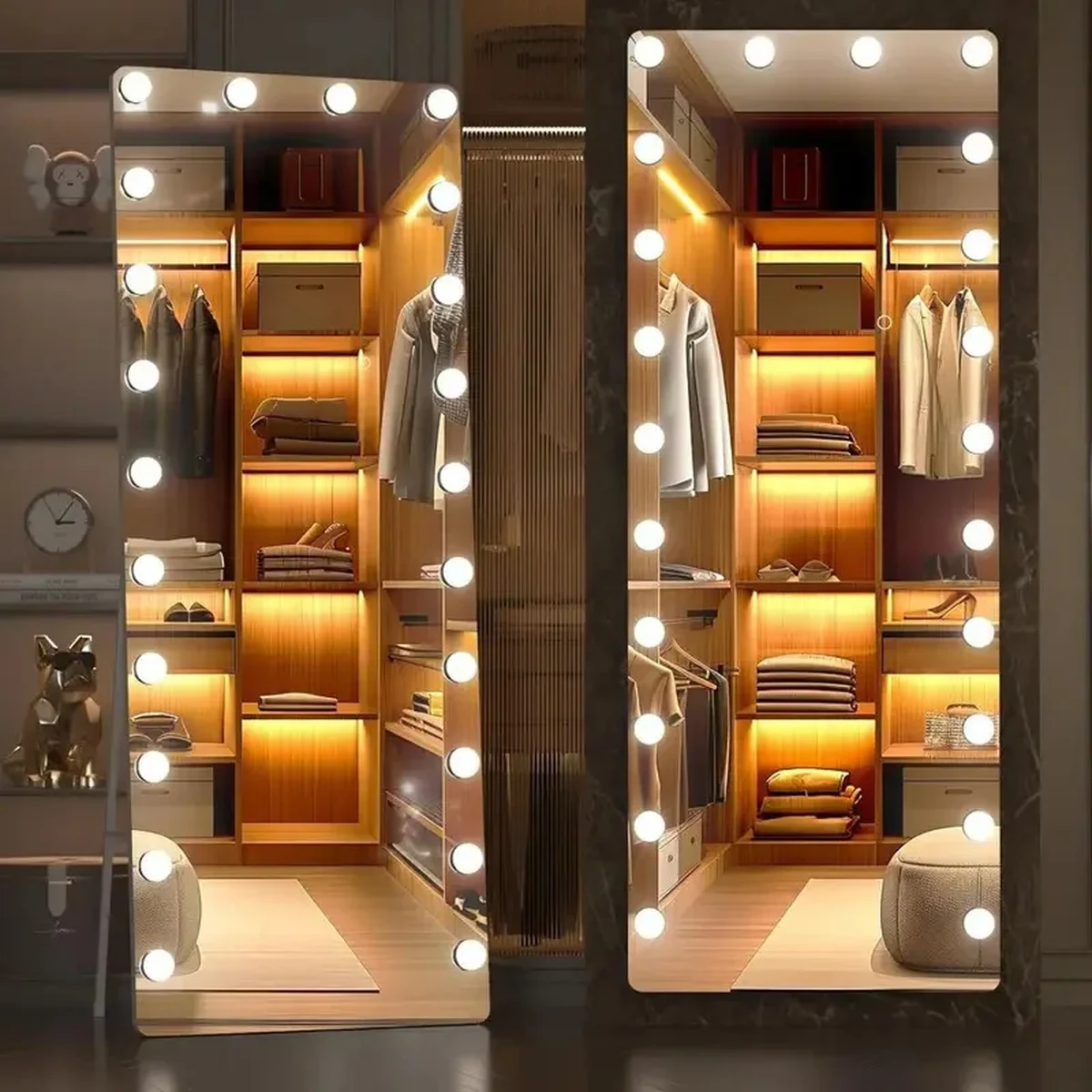 Classic Glass Rectangle Full-Length Mirror