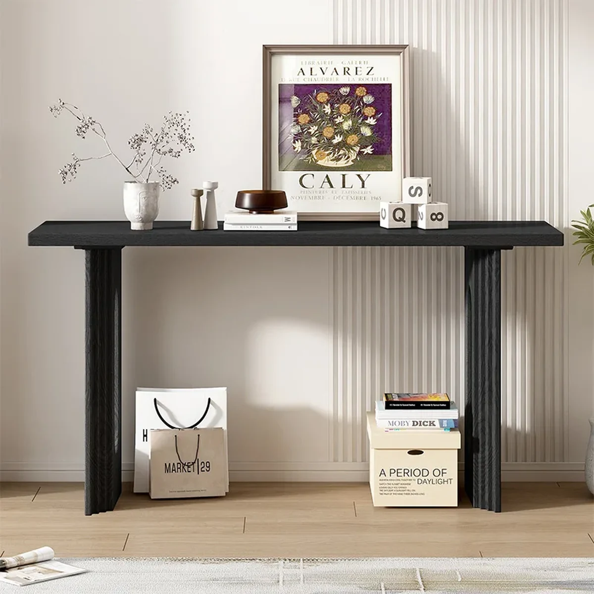 Vintage Solid Wood Console Accent Table