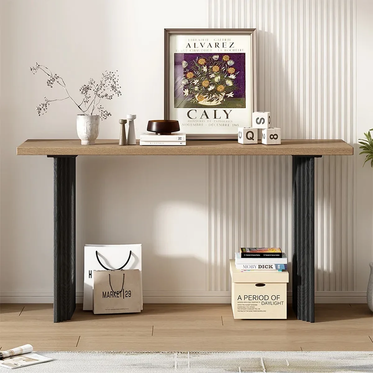 Vintage Solid Wood Console Accent Table