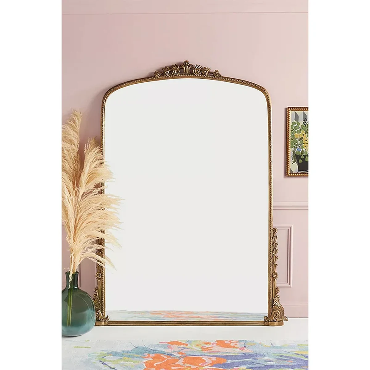 Baroque Metal Full-Length Mirror