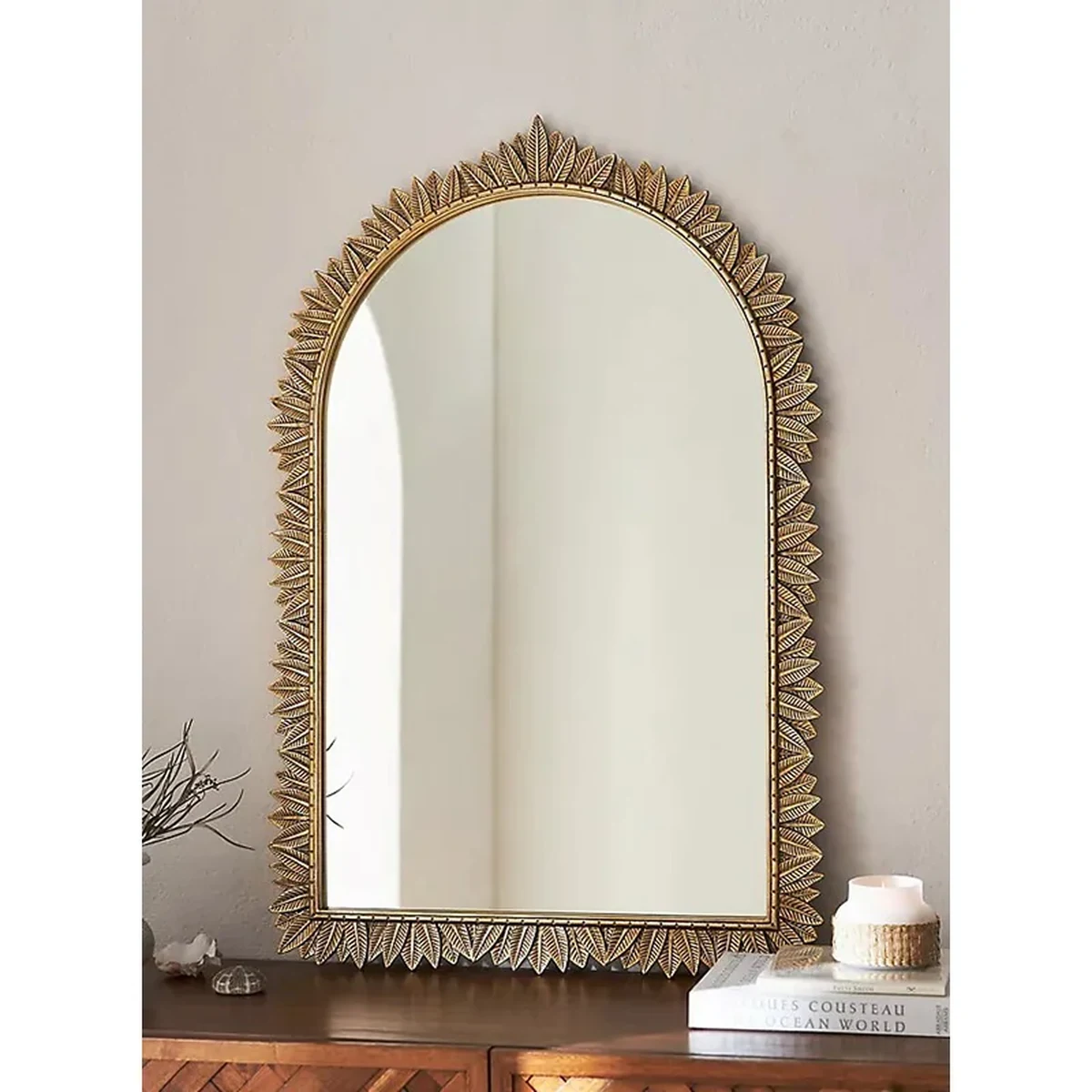 Vintage Metal Wall Mirror
