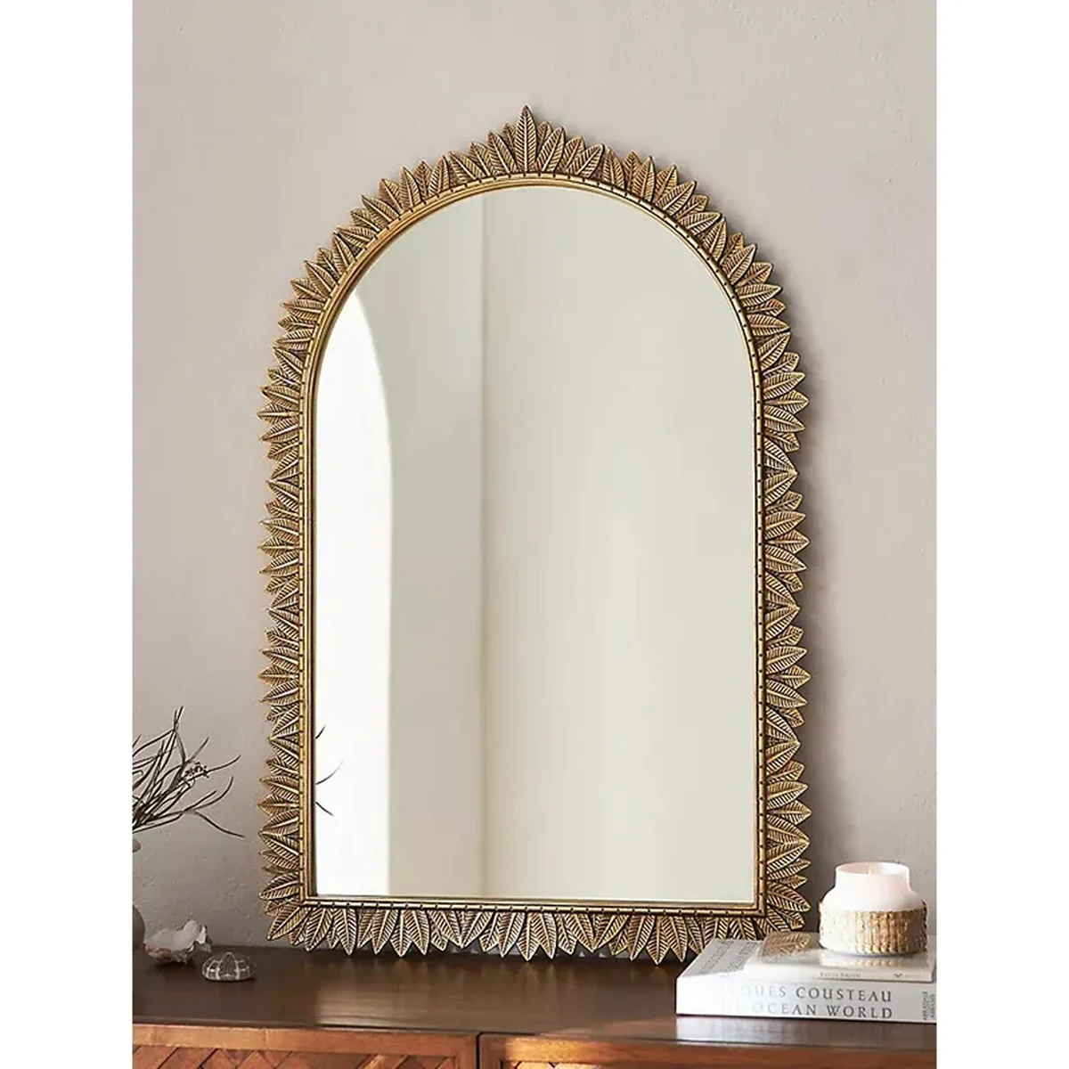 Vintage Metal Wall Mirror