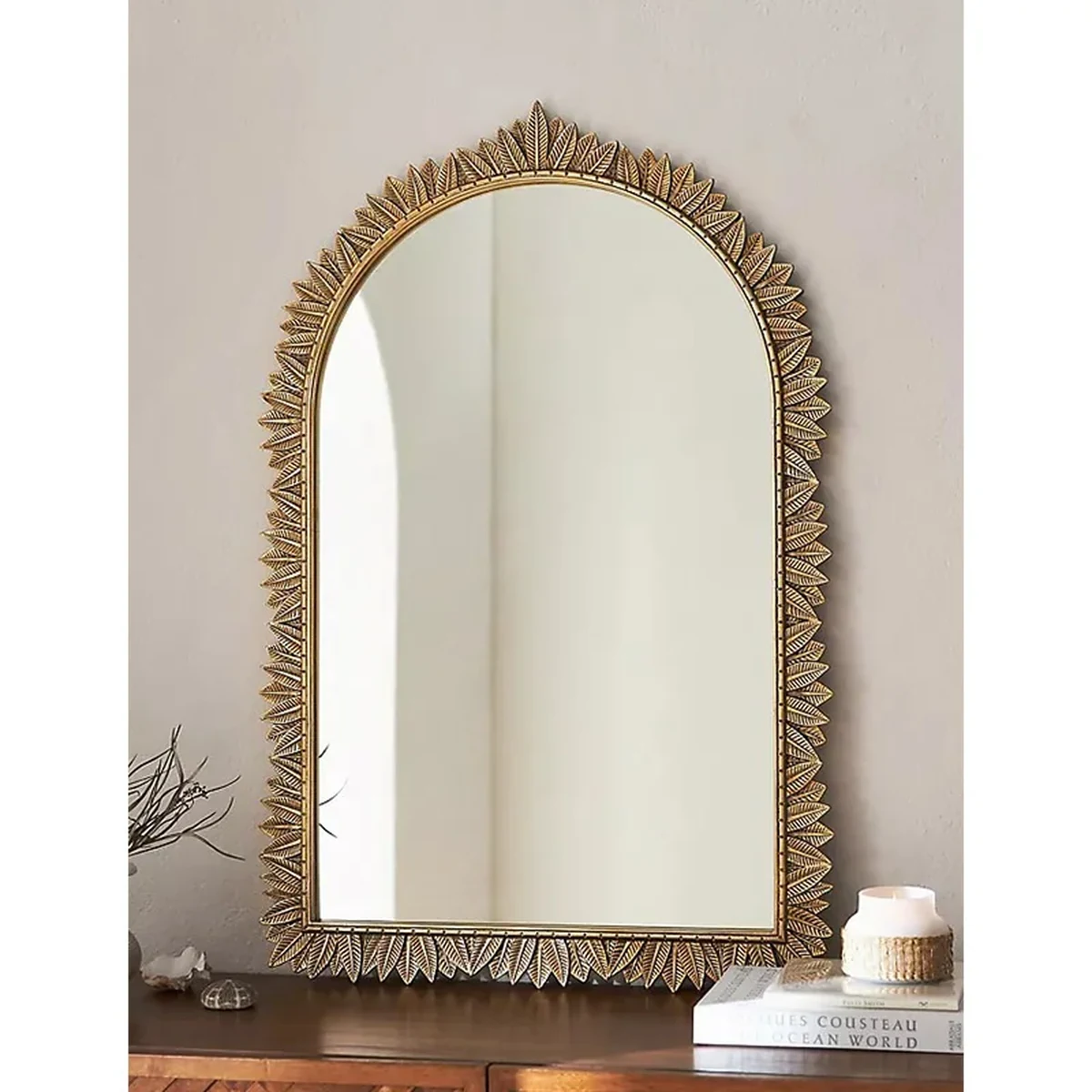 Vintage Metal Wall Mirror