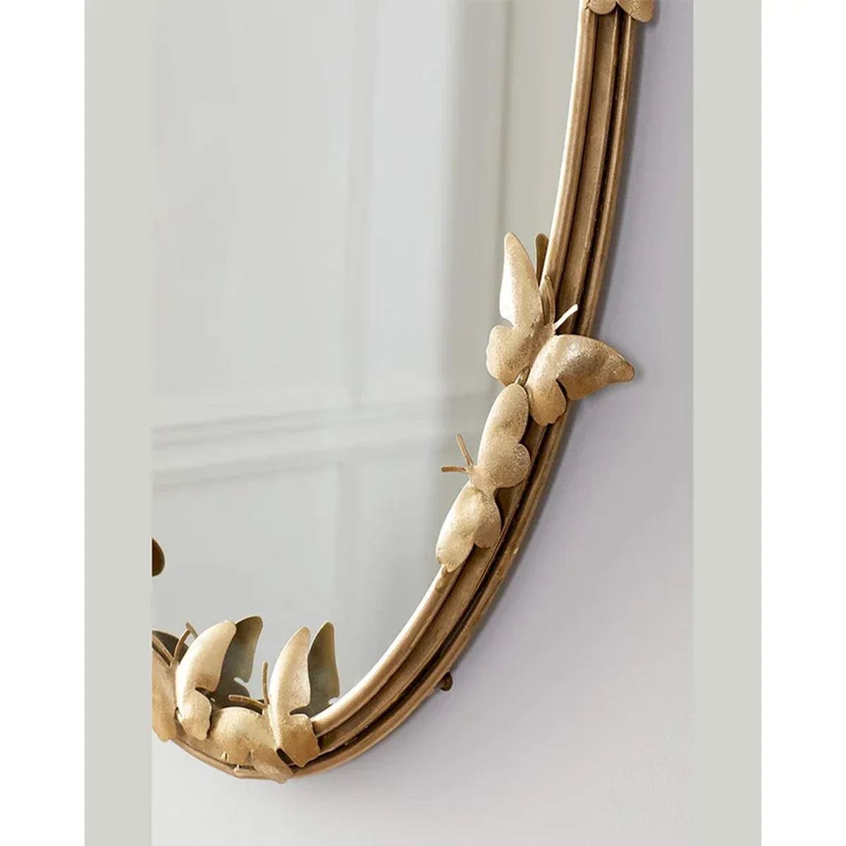 Modern Solid Wood Wall Mirror