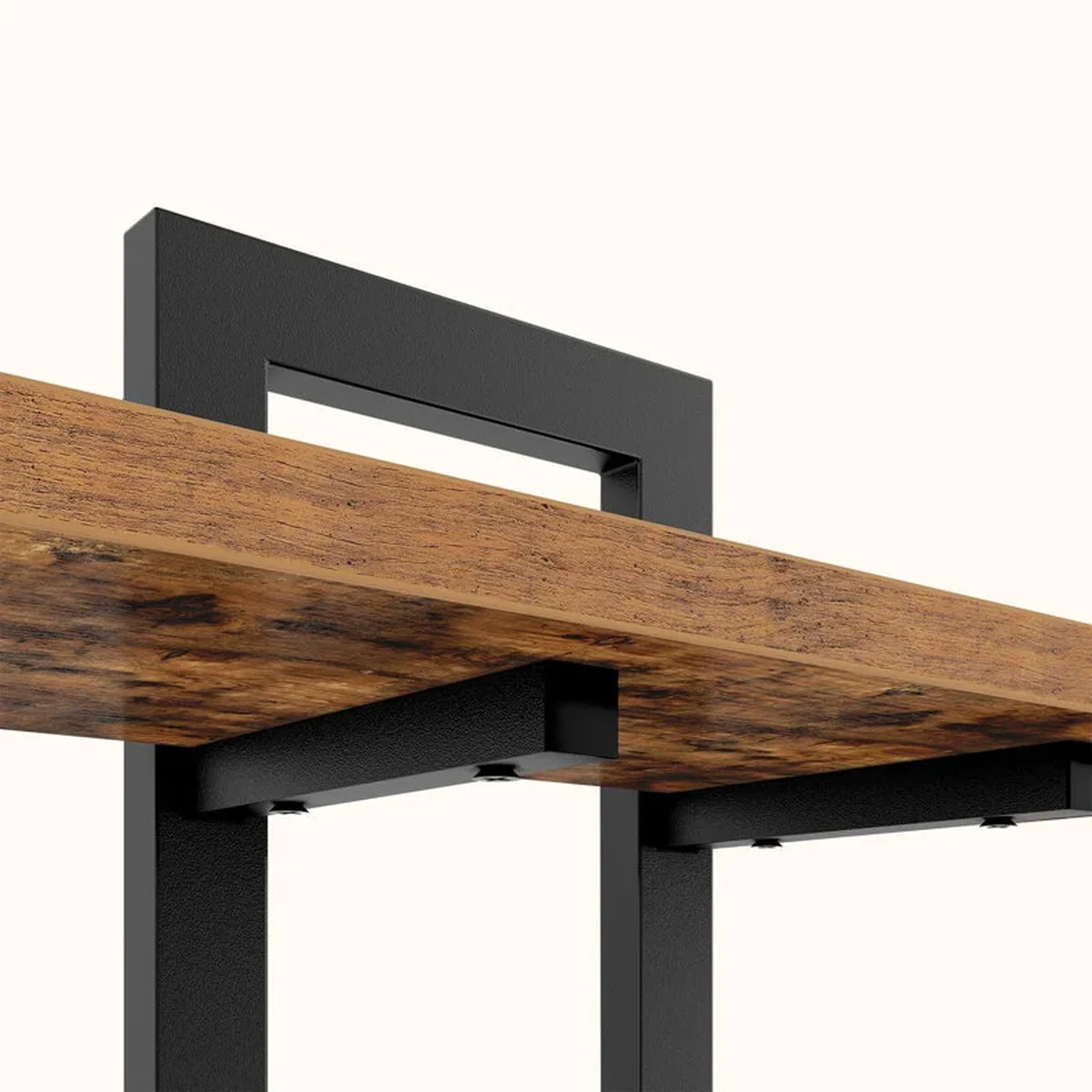 Farmhouse Solid Wood Floating Floating Wall Shelf