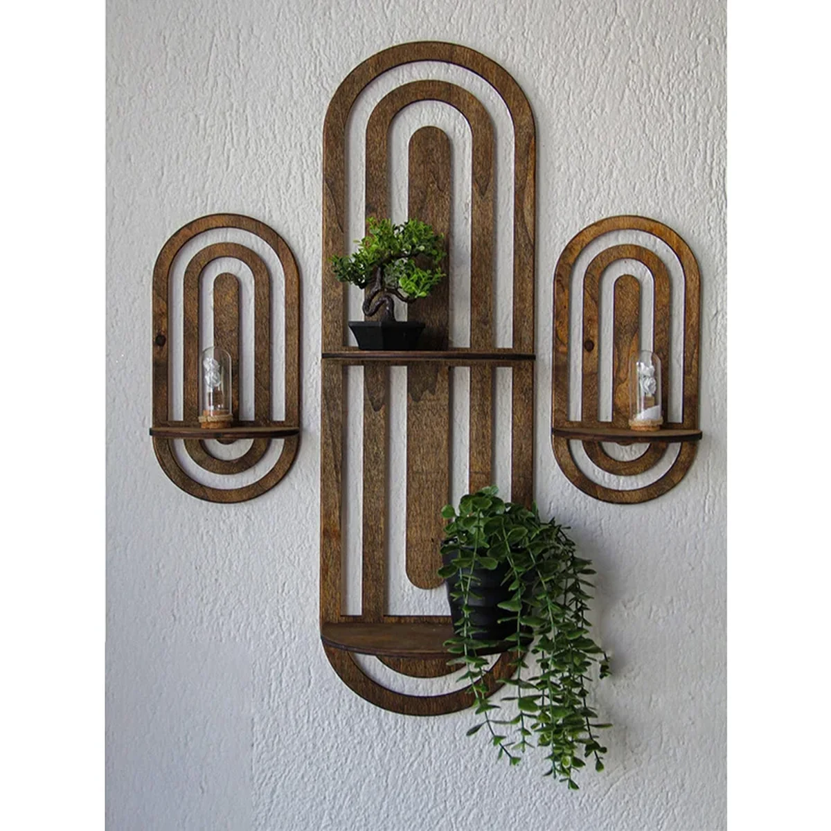 Classic Solid Wood Floating Wall Shelf