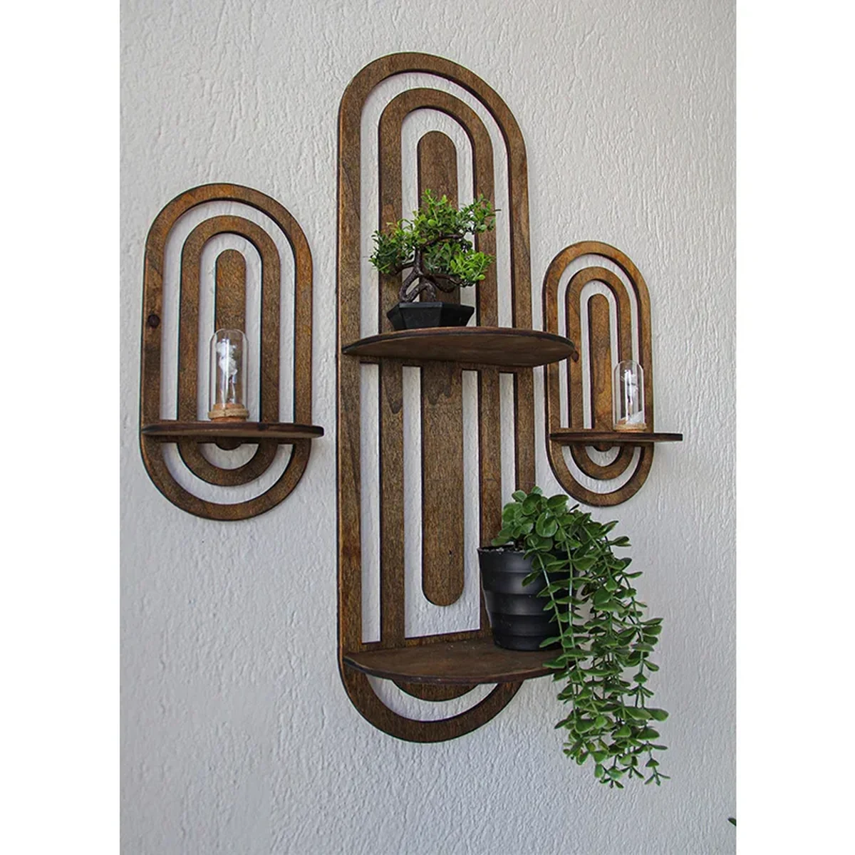 Classic Solid Wood Floating Wall Shelf