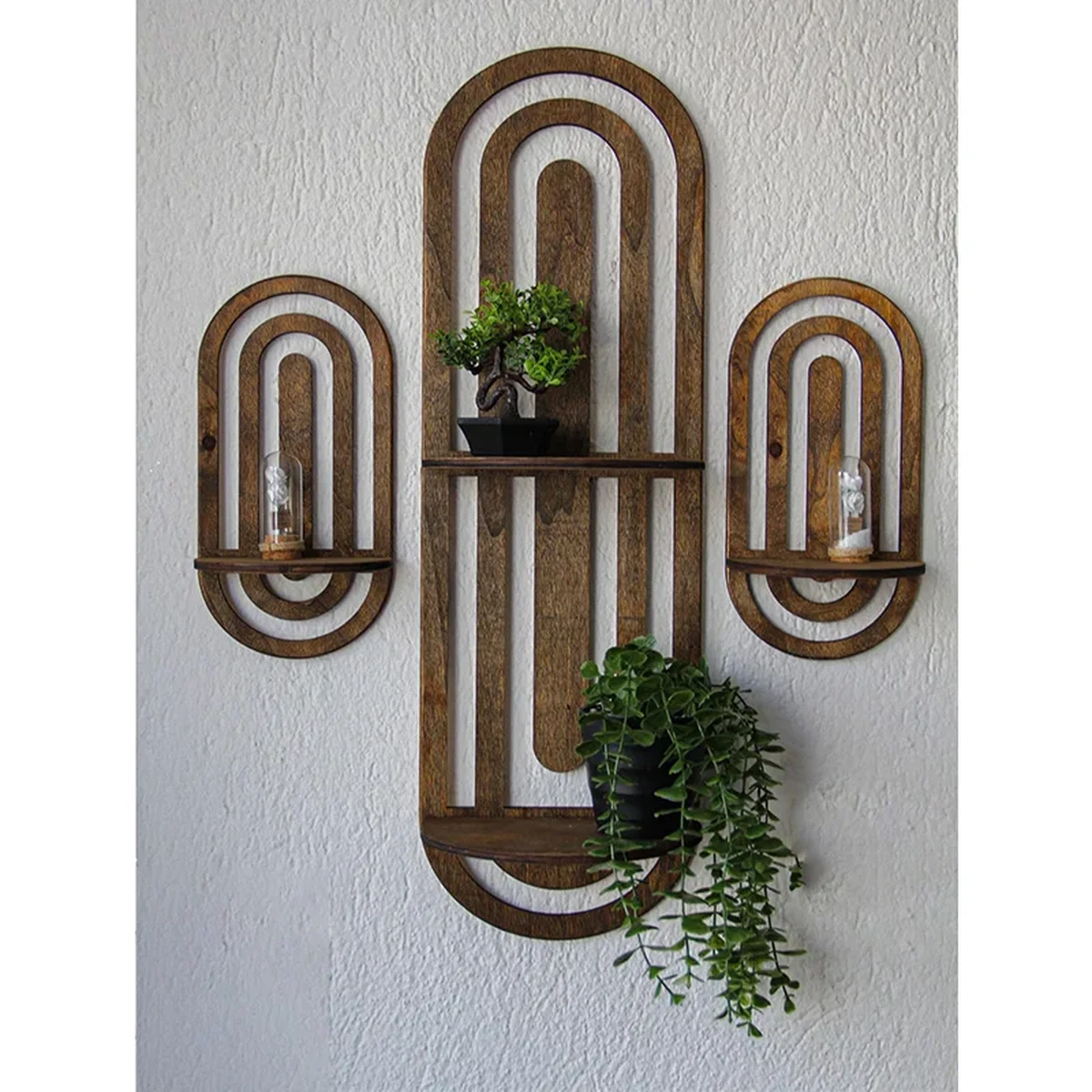 Classic Solid Wood Floating Wall Shelf