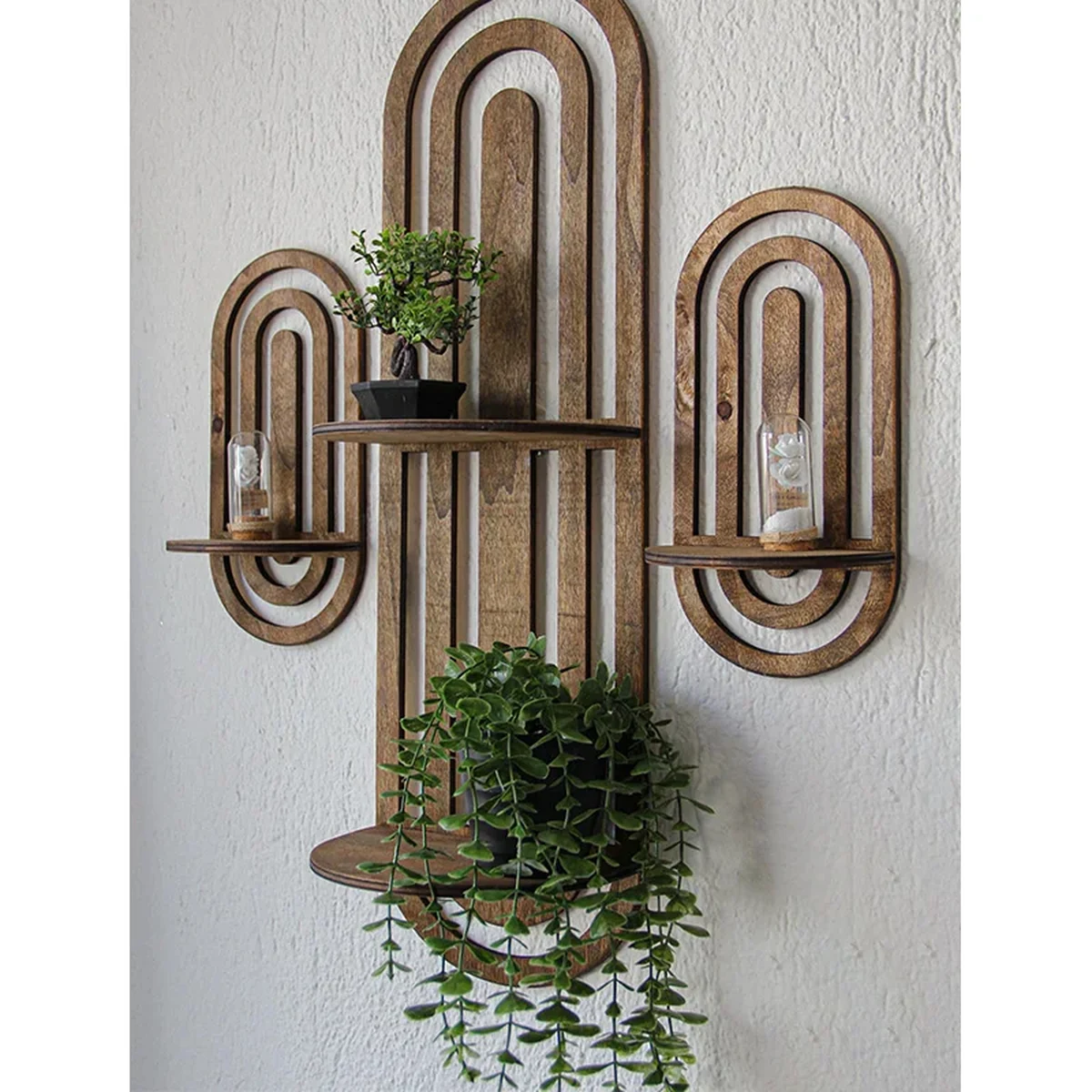 Classic Solid Wood Floating Wall Shelf
