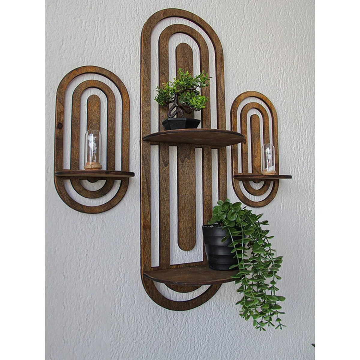 Classic Solid Wood Floating Wall Shelf