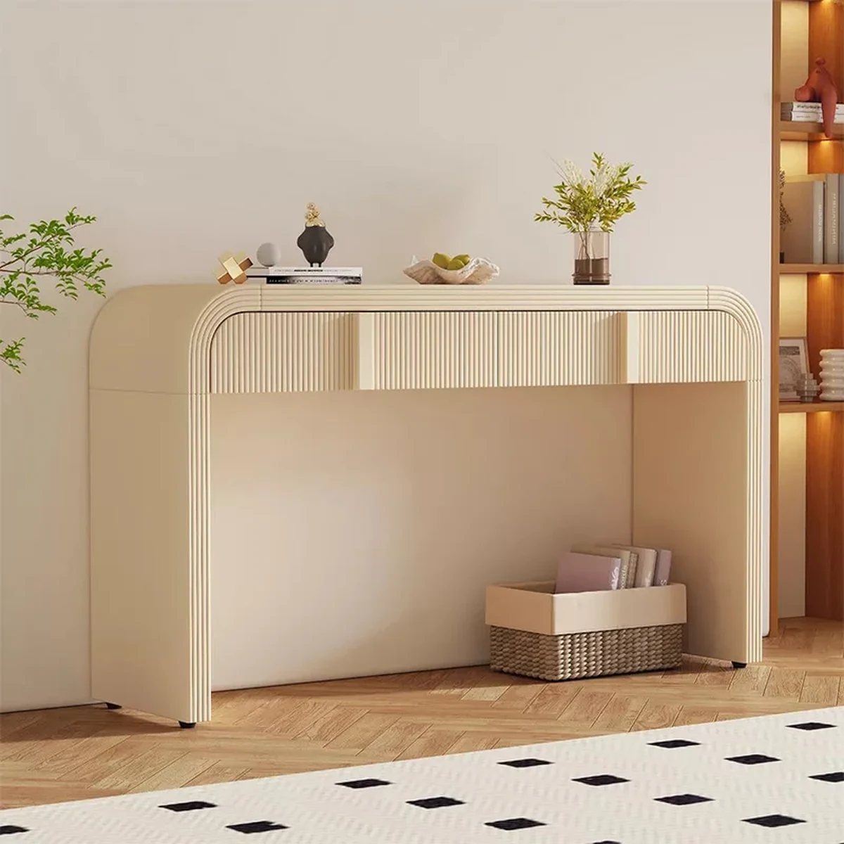 Classic Solid Wood Console Accent Table