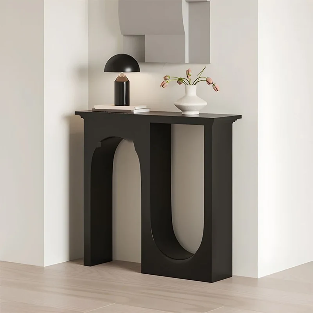 Modern Solid Wood Console Accent Table