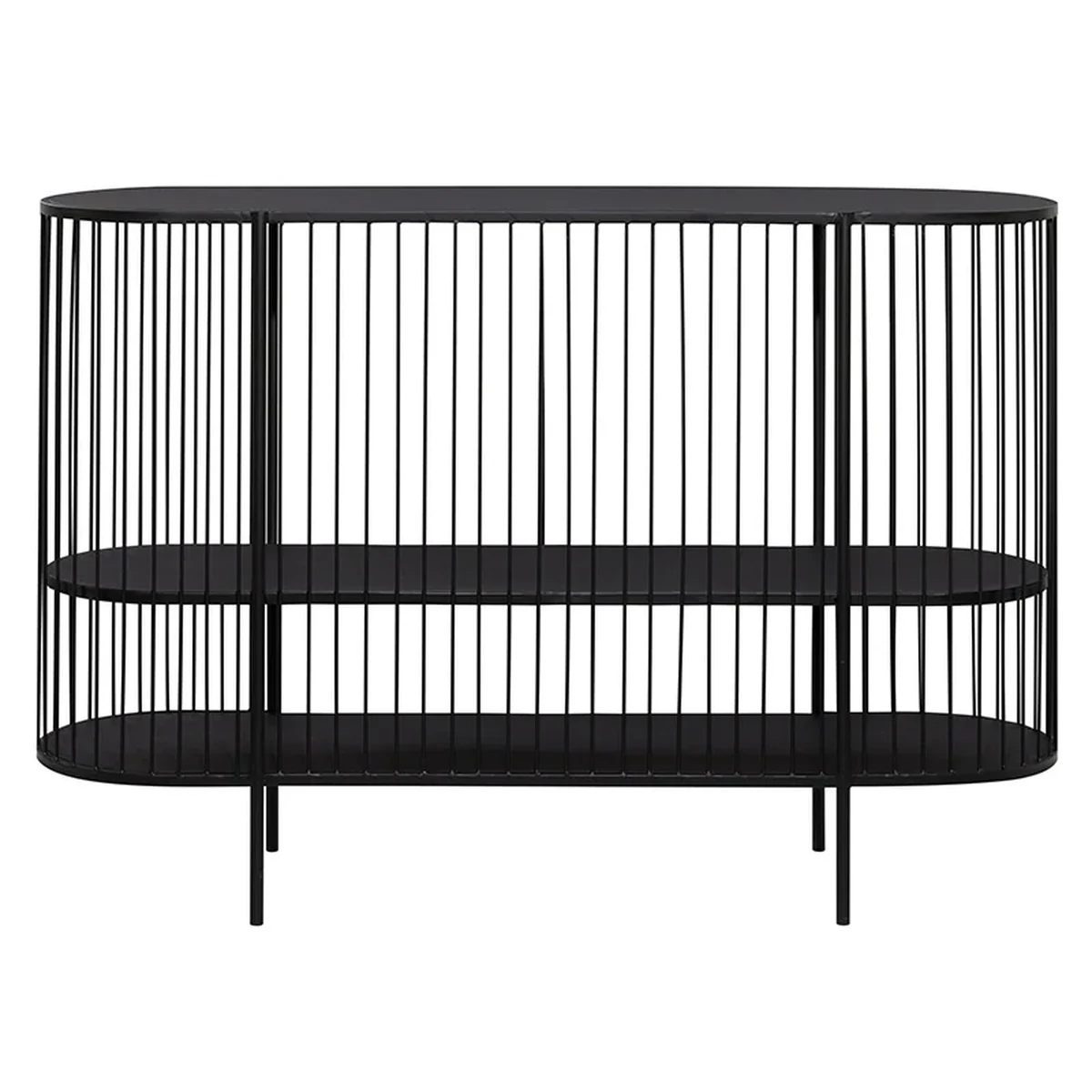 Classic Metal Console Accent Table